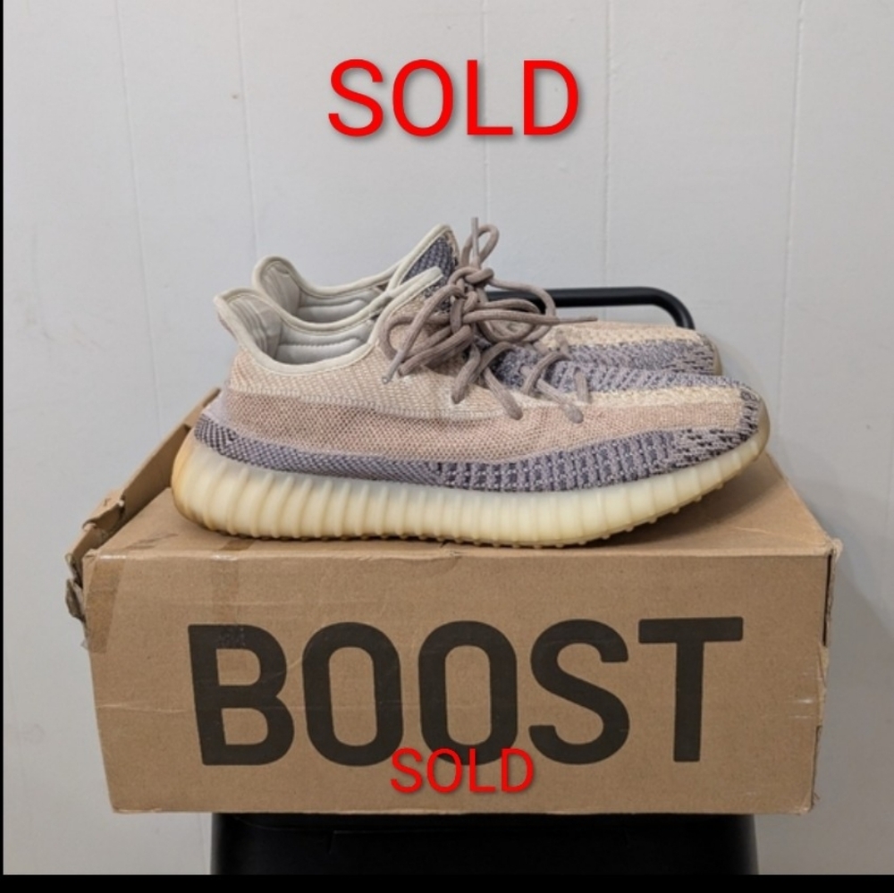 Adidas Yeezy Boost 350 V2 Ash Pearl Men's Size 10 Used